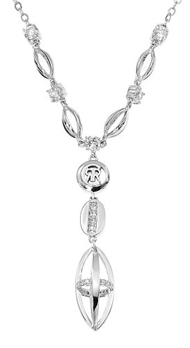 Cerruti 1881 Damen-Kette Sterling-Silber 925 Zirkonia 40 cm R42079Z Preisvergleich