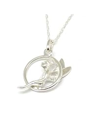 The Olivia Collection Sterling Silver Fairy Pendant on 18 Inch Chain