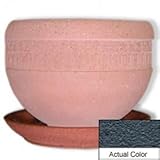 Wausau Tf4148 Round Planter Saucer - Weatherstone Charcoal 36x5 Wausau Tf4148 Round Planter Saucer - Weatherstone Charcoal 36x5