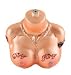 Pornaments Hand Blown Glass Christmas Ornament [Bondage Boobs]