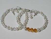 Message of Love Jewelry First Communion Bracelet, White