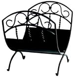 Review UniFlame  / Black Wrought Iron Log Rack W/ Scrolls