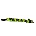 Kyjen Plush Puppies Invincible 3 Squeaker Snake, Green and Black,$9.99