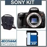 Sony SLT-A33 Translucent Mirror a33 DSLR Camera Kit. with 8GB SD Memory Card, Camera Case,
