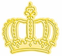 Cuttlebug 3-Inch-by-3-Inch Cut and Emboss, Majestic Crown