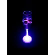 Fortune ProductsLG-6004 Lighted Champagne Real Glass, 2" Diameter x 10.3" Height, 10oz Capacity (Pack of 4)