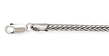 925 Silver Oxidized Fox Tail Chain-3.5mm 18 , 20 or 24 IN