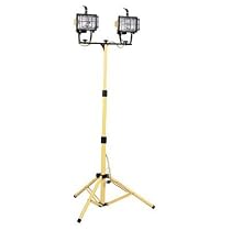 Coleman Cable 07776 Two-Light 1000-Watt Quartz Halogen Light with Tripod