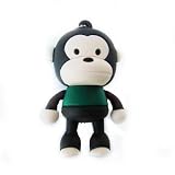 BLACK super cute monkey USB flash drive 4GB