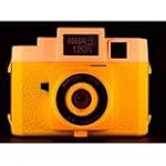 HolgaGlo 120N Plastic Lens Medium Format Camera, Orange Burst