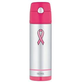 Thermos Breast Cancer Awareness Hydration Bottle, Stainless Steel
