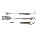 &nbsp;Teton BBQ Tool Set  Big Game (3pc Set)