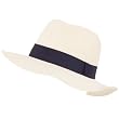 Light Vent Beach Sun Visor Fedora Trilby Hat White