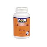 Now Foods L-ornithine, 120 Capsules / 500 Mg