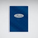 Blue MEMORIES enlargement photo book holds 36 4x6 prints