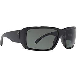 VonZipper Drydock Men's Polarized Fashion Sunglasses - Black Gloss/Grey Meloptics
