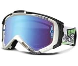 Smith Intake Graphic Motorcycle Goggles Cement Doodle Frame w/Sensor Mirror Lens