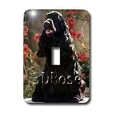 Dogs Cocker Spaniel - English Cocker Spaniel Black - Light Switch Covers - single toggle switch