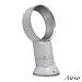 Airso Super Quality 10-inch Bladeless Table Cooling pedestal Oscillating Fan, Silver