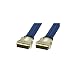 LINDY SCART Cable - Premium Gold Flat SCART Cable, 0.35m