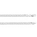 Sterling Silver Curb Chain 5mm & 24 Inches