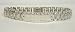 Heavy Mens Genuine Sterling Silver and CZ ID Braclet