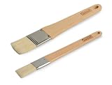 Produkt-Bild: Kaiser 769516 Patisserie Backpinsel-Set mit Naturborsten, Holz, 2-teilig, 1" und 1.5"
