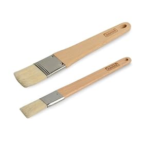 Kaiser 769516 Set 2 pennelli da forno con setole naturali, 2,5 e 4 cm Kaiser 769516 Set 2 pennelli da forno con setole naturali, 2,5 e 4 cm