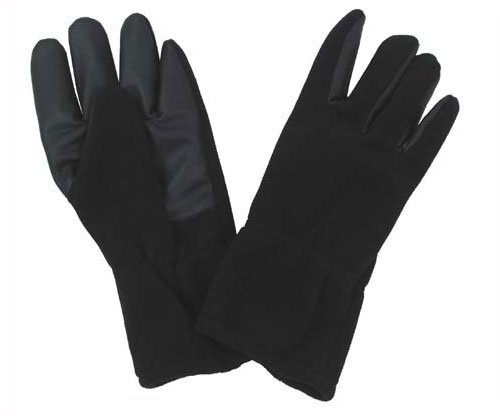 Fleece-Fingerhandschuhe ALPIN schwarz winddicht S-XXXL