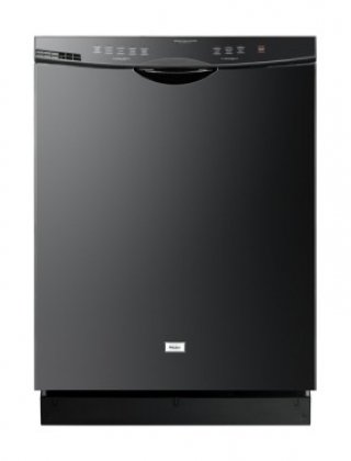 Haier DWL3025DBBB Tall-Tub Dishwasher, Black with Stainless Interior