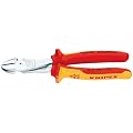 Knipex 74 06 200 VDE Kraftseitenschneider 200mm Chrom f�r Pianodraht