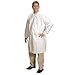 Alpha Pro Tech LC-J2621-6 Critical Cover ComforTech Lab Coat with 3 Pockets, Tapered Collar and Snap Closure, Elastic Cuff, 3X-Large, White (Case of 25)