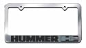 Hummer H2 Chrome License Plate Frame / Block