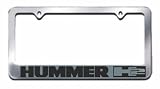 Hummer H2 Chrome License Plate Frame / Block