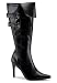 PIRATE-125X(PLUNDER-115X), PLUS SIZE Pirate BT, 3 3/4 Inch (Black Pu-10)