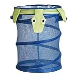 Fold Able Blue Green Toys Kids mesh storage basket with lid 31k%2BBtUK5DL. SL160 Fold Able Blue Green Toys Kids mesh storage basket with lid