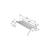 MCM 109 Chrome Steel Gliding Warming Rack