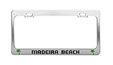 MADEIRA BEACH United States Beach Shore Coast Fun Auto License Plate Frame