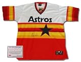 Nolan Ryan Houston Astros MLB Hand Signed Authentic Rainbow Baseball Jersey