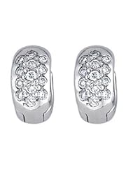 14k Round Diamond Huggie Earrings (0.66 ct.tw.)