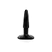 Small Smooth Black Butt Plug 4'' with Safety Base