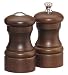 Chef Specialties 04100 4 Inch - 10cm Capstan Walnut Pepper Mill Salt Shaker Set