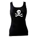 Jolly Roger Eyepatch Tank Top, Medium