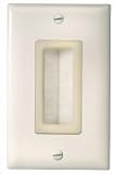 On-Q WP1014-WH-V1 In-Wall Cable Access Port