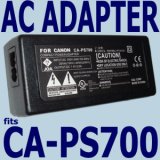 AC Power cord Adapter Equivalent ACK-800 / In-Camera Battery Charger For CANON PowerShot: A100, A200, A300, A310, A400, A410,A510, A520, A530, A540, A700