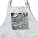 Perkins Designs Surreal - 400 Silver Spheres macro view of many silver spheres in reflecting rows - Aprons