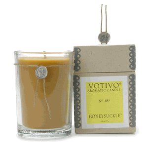 Votivo Honeysuckle Glass Candle