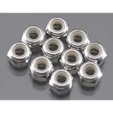 Aluminum Thin Lock Nut M3,Silver (10):Blitz,ESE by hpi-racing
