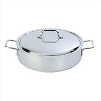 Demeyere Apollo 4.2-Quart Low Casserole / Saucepot with Lid