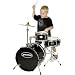 Musical Instruments : Pulse 3-piece Junior Drum Set, Metallic Blue